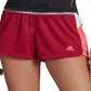 adidas Women's Pacer Shorts Red Size X-Large