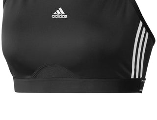 adidas Women's 3 Stripes X Back Sports Bra Black Size 4X