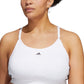 adidas Women's 3 Stripes X Back Sports Bra White