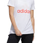 adidas Women's Badge Of Sport Logo Cotton T-Shirt White Size X-Small