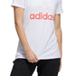 adidas Women's Badge Of Sport Logo Cotton T-Shirt White Size X-Large
