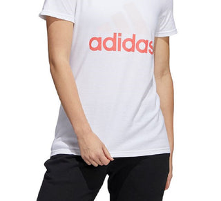 adidas Women's Badge Of Sport Logo Cotton T-Shirt White Size X-Large
