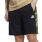 adidas Men's Feelstrong Regular Fit Camo Panel Performance Shorts Green Size Medium
