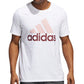adidas Men's Badge Of Sport Logo T-Shirt White Size Medium