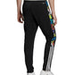 adidas Men's Tiro 21 Regular Fit Moisture Wicking Floral Panel Track Pants Black Size XX-Large