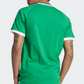 adidas Men's 3 Stripes Cotton T-Shirt Green Size Small