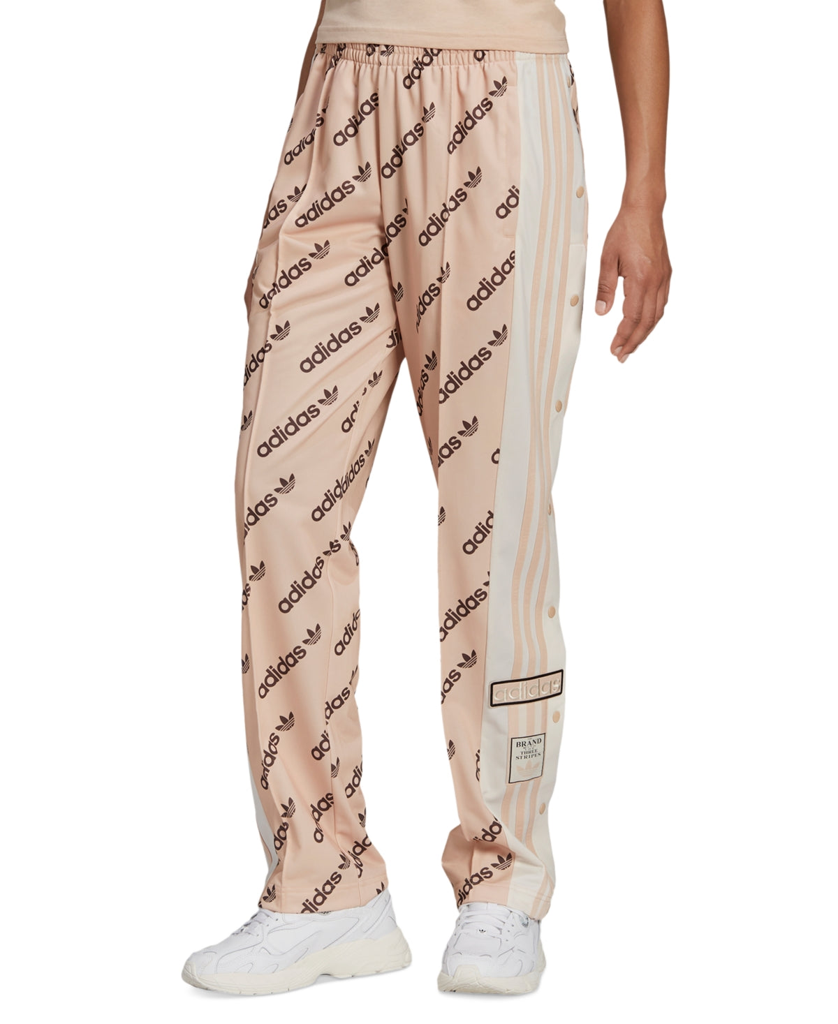 adidas Women's Adibreak Logo Pants Pink Size Small