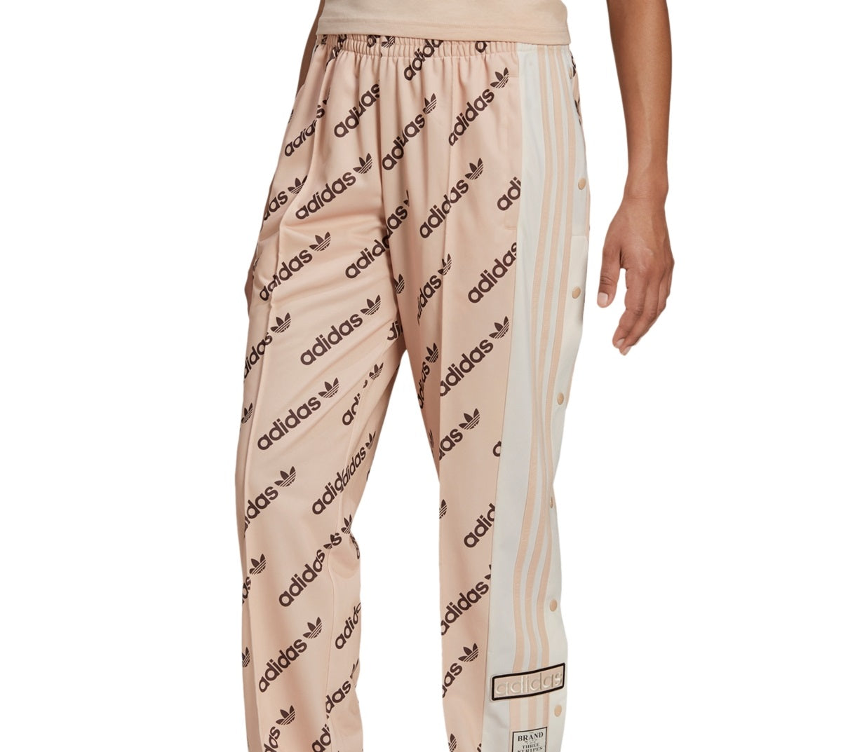 adidas Women's Adibreak Logo Pants Pink Size Small