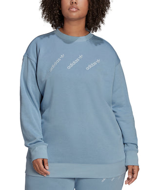adidas Women's Crewneck Sweatshirt Blue