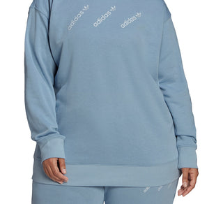 adidas Women's Crewneck Sweatshirt Blue