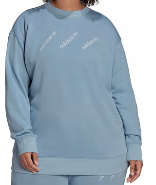 adidas Women's Crewneck Sweatshirt Blue