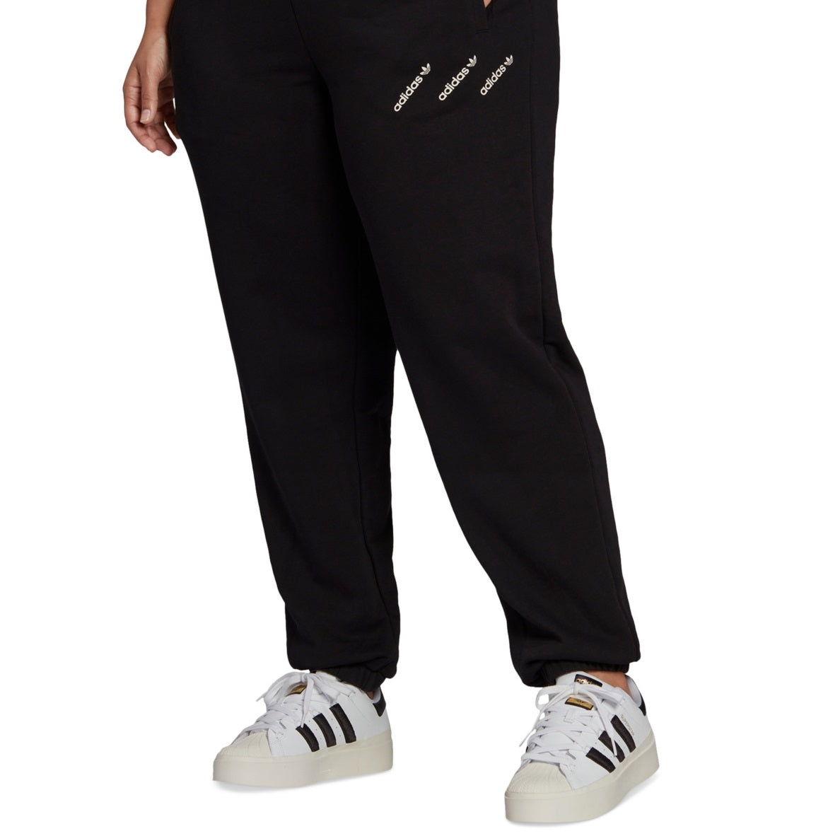 adidas Women's Track Pants Black Size 2X
