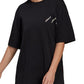 adidas Women's Logo Graphic Tee Black Size Medium