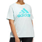 adidas Women's Plus Size Cotton Logo T-Shirt Color White