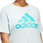 adidas Women's Plus Size Cotton Logo T-Shirt Color White