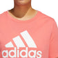 adidas Women's Cotton Logo T-Shirt Red Size 2X