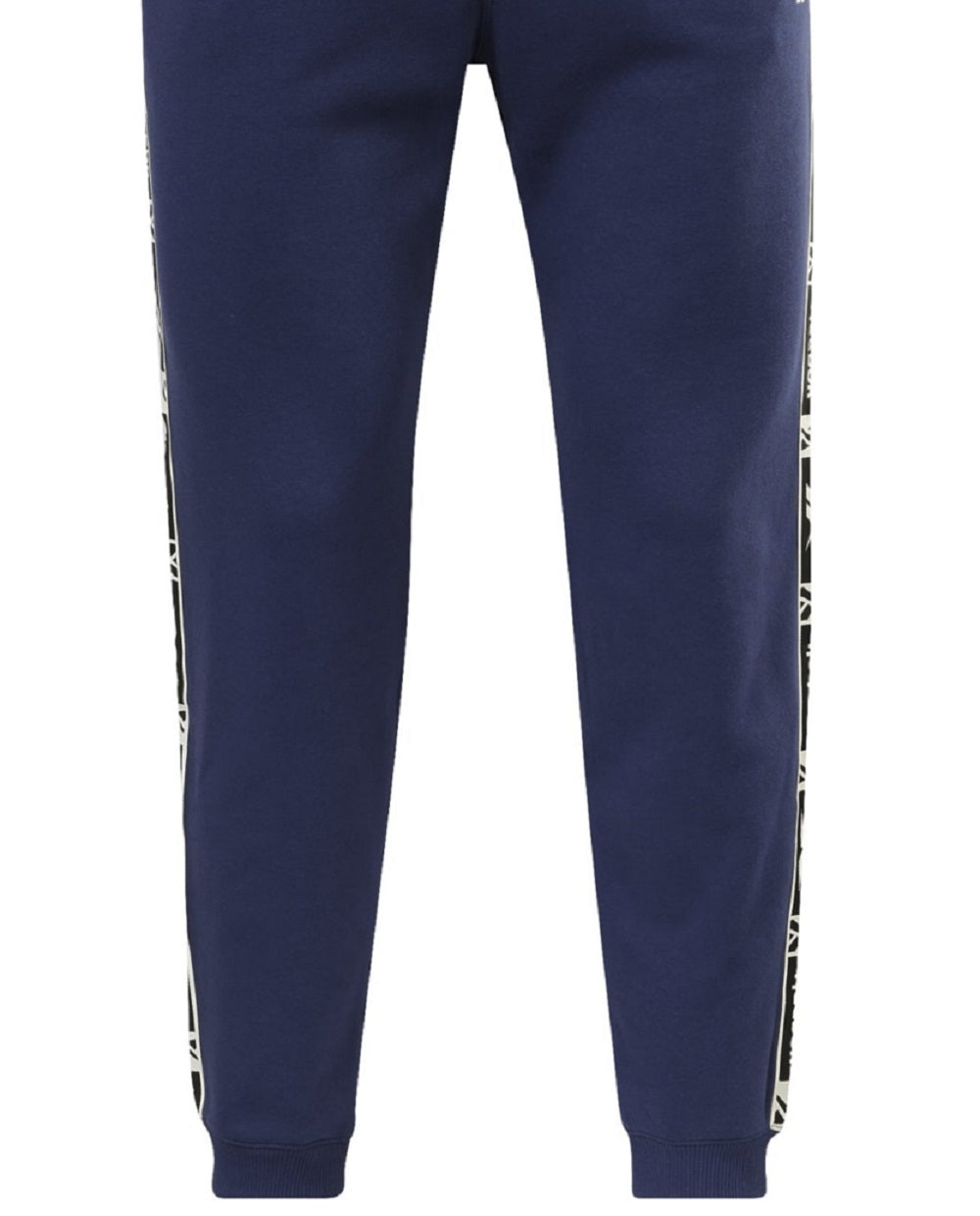 Reebok Men's Logo Stripe Joggers Blue Size X-Large