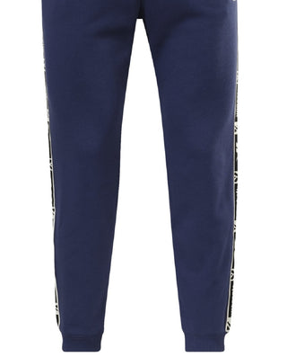 Reebok Men's Logo Stripe Joggers Blue Size X-Large