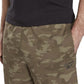 Reebok Men's Allover Camo Print Drawstring Shorts Green Size X-Large