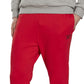 Reebok Men's Identity Classic Fleece Drawstring-Waist Logo Jogger Pants Red Size Large