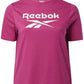 Reebok Women's Logo T-Shirt Pink Size 2X
