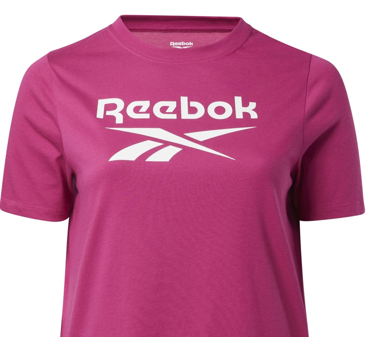 Reebok Women's Logo T-Shirt Pink Size 4X