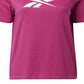 Reebok Women's Logo T-Shirt Pink Size 4X