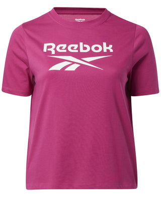 Reebok Women's Logo T-Shirt Pink Size 4X