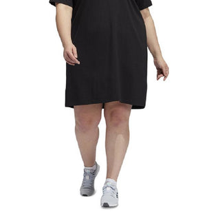 adidas Women's Logo Graphic T-Shirt Dress Black Size 2X
