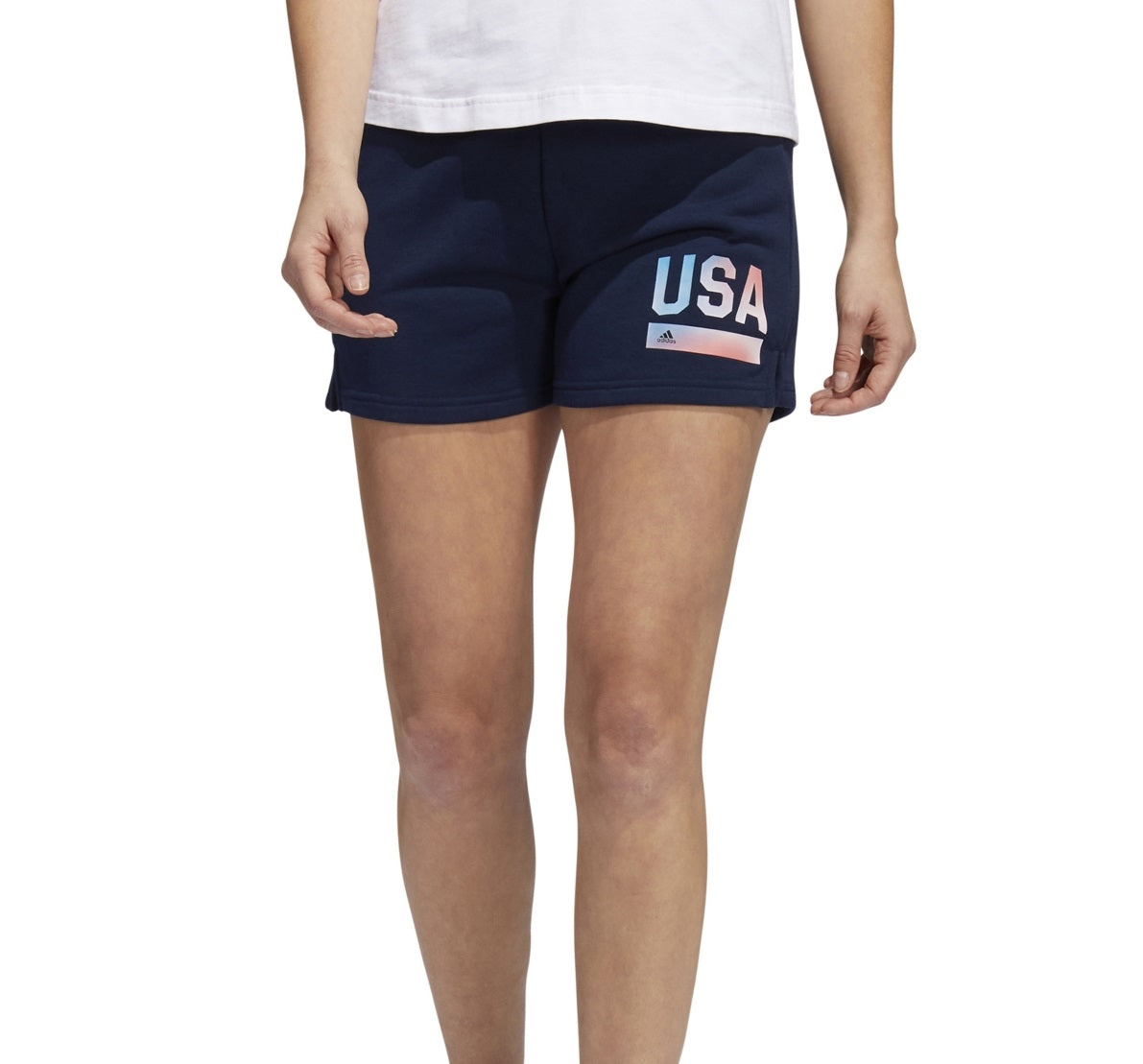 adidas Women's Sport Shorts Blue Size Medium