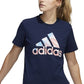 adidas Women's Americana Logo T-Shirt Blue Size Small