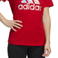 adidas Women's Americana Logo T-Shirt Red Size Large