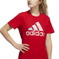 adidas Women's Americana Logo T-Shirt Red Size Small