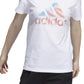 adidas Women's Americana Logo T-Shirt White Size X-Large