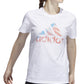 adidas Women's Americana Logo T-Shirt White Size Large