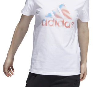 adidas Women's Americana Logo T-Shirt White Size Large