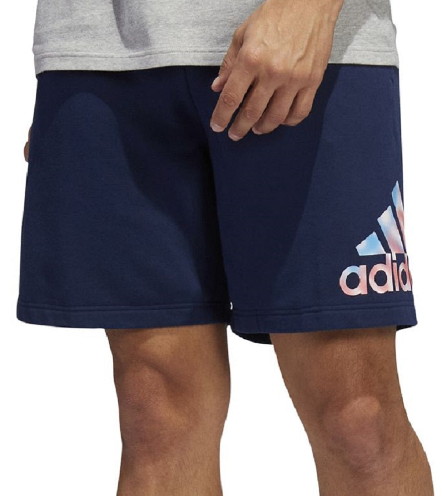 adidas Men's Americana Knit Shorts Blue Size X-Large