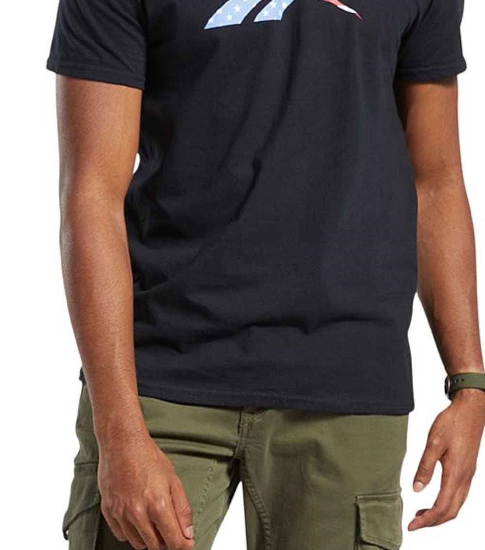 Reebok Men's Vector T-Shirt Black Size XX-Large
