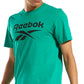 Reebok Men's Identity Logo Graphic T-Shirt Green Size Small