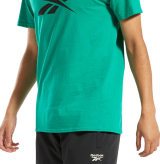 Reebok Men's Identity Logo Graphic T-Shirt Green Size Medium