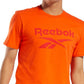 Reebok Men's Identity Logo Graphic T-Shirt Orange Size Large