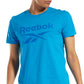 Reebok Men's Identity Logo Graphic T-Shirt Blue Size Large