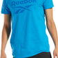 Reebok Men's Identity Logo Graphic T-Shirt Blue Size Large