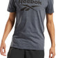 Reebok Men's Identity Logo Graphic T-Shirt Gray Size XX-Large