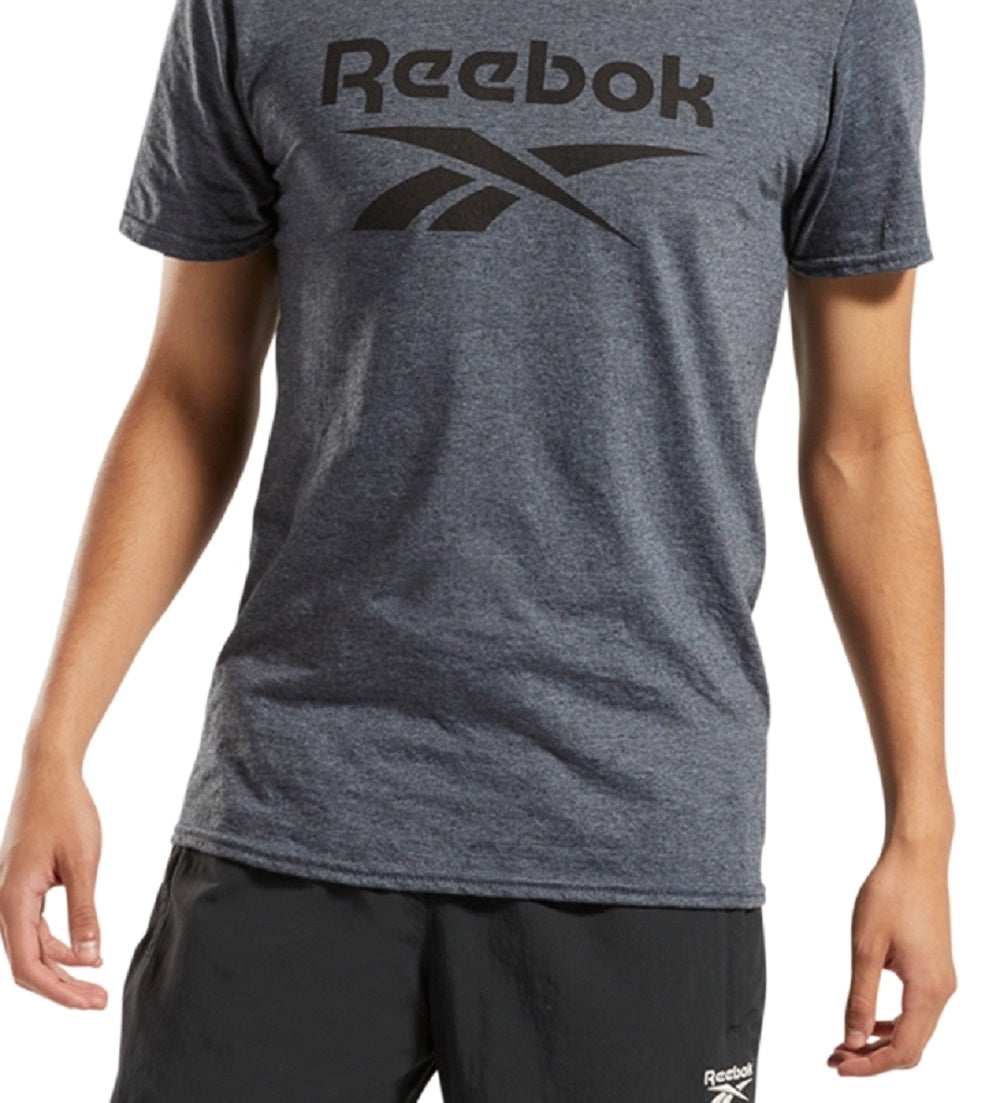 Reebok Men's Identity Logo Graphic T-Shirt Gray Size XX-Large
