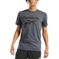 Reebok Men's Identity Logo Graphic T-Shirt Gray Size XX-Large