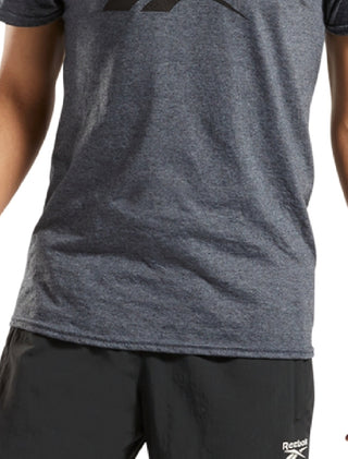 Reebok Men's Identity Logo Graphic T-Shirt Gray Size Medium
