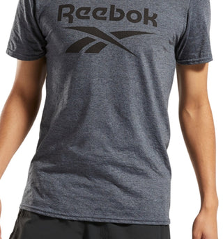 Reebok Men's Identity Logo Graphic T-Shirt Gray Size X-Large