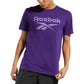 Reebok Men's Identity Logo Graphic T-Shirt Purple Size XX-Large