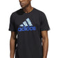 adidas Men's Sketch Logo T-Shirt Black Size Large